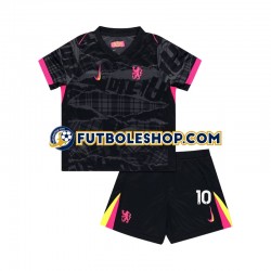 Tercera Equipación del Chelsea Mychajlo Mudryk 10 2024-2025 Manga Corta para Niño (Camiseta y pantalón)