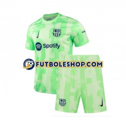 Tercera Equipación del FC Barcelona 2024-2025 Manga Corta para Niño (Camiseta y pantalón)