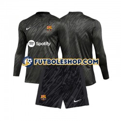 Tercera Equipación del FC Barcelona Portero 2024-2025 ML para Niño (Camiseta y pantalón)