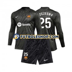 Segunda Equipación del FC Barcelona Portero Wojciech Szczesny 25 2024-2025 ML para Niño (Camiseta y pantalón)