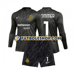 Tercera Equipación del Inter Milan Portero Yann Sommer 1 2024-2025 ML para Niño (Camiseta y pantalón)