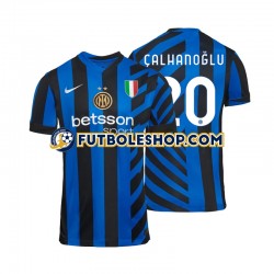 Primera Equipación del Inter Milan Hakan Calhanoglu 20 2024-2025 Manga Corta para Hombre