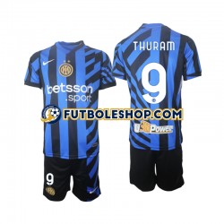 Primera Equipación del Inter Milan Marcus Thuram 9 2024-2025 Manga Corta para Niño (Camiseta y pantalón)