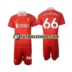 Primera Equipación del Liverpool Alexander-Arnold 66 2024-2025 Manga Corta para Niño (Camiseta y pantalón)