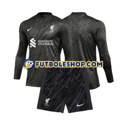 Primera Equipación del Liverpool Portero 2024-2025 ML para Niño (Camiseta y pantalón)
