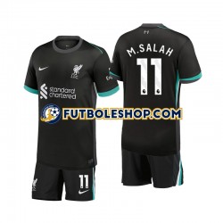 Segunda Equipación del Liverpool M.Salah 11 2024-2025 Manga Corta para Niño (Camiseta y pantalón)