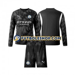 Cuarta Equipación del Manchester City Portero 2024-2025 ML para Niño (Camiseta y pantalón)