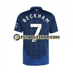 Segunda Equipación del Manchester United Beckham 7 2024-2025 Manga Corta para Hombre