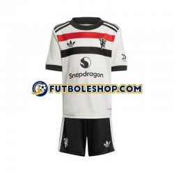Tercera Equipación del Manchester United 2024-2025 Manga Corta para Niño (Camiseta y pantalón)