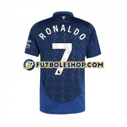 Segunda Equipación del Manchester United Cristiano Ronaldo 7 2024-2025 Manga Corta para Hombre