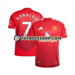 Primera Equipación del Manchester United Cristiano Ronaldo 7 2024-2025 Manga Corta para Hombre