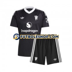 Tercera Equipación del Manchester United Portero 2024-2025 Manga Corta para Niño (Camiseta y pantalón)