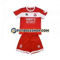Primera Equipación del Middlesbrough 2024-2025 Manga Corta para Niño (Camiseta y pantalón)