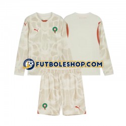 Segunda Equipación del Marruecos Portero 2024 ML para Niño (Camiseta y pantalón)