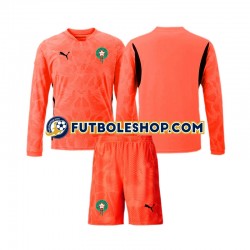 Primera Equipación del Marruecos Portero 2024 ML para Niño (Camiseta y pantalón)