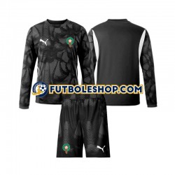 Tercera Equipación del Marruecos Portero 2024 ML para Niño (Camiseta y pantalón)