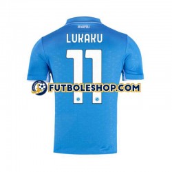 Primera Equipación del Napoli Lukaku 11 2024-2025 Manga Corta para Hombre