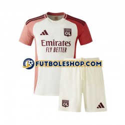 Tercera Equipación del Olympique de Lyon 2024-2025 Manga Corta para Niño (Camiseta y pantalón)
