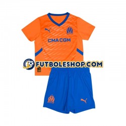 Tercera Equipación del Olympique de Marsella 2024-2025 Manga Corta para Niño (Camiseta y pantalón)
