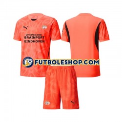 Primera Equipación del PSV Eindhoven Portero 2024-2025 Manga Corta para Niño (Camiseta y pantalón)