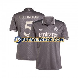Tercera Equipación del Real Madrid BELLINGHAM 5 2024-2025 Manga Corta para Hombre