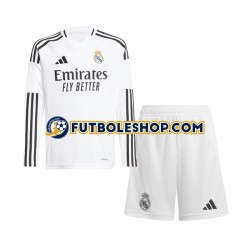 Primera Equipación del Real Madrid 2024-2025 ML para Niño (Camiseta y pantalón)