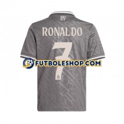 Tercera Equipación del Real Madrid Cristiano Ronaldo 7 2024-2025 Manga Corta para Hombre