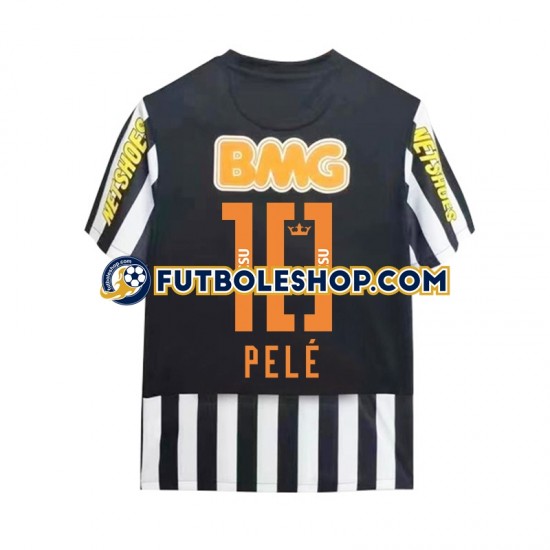 Segunda Equipación del Santos PELE 10 Retro 2011-2012 Manga Corta para Hombre Segunda Equipación del Santos PELE 10 Retro 2011-2012 Manga Corta para Hombre