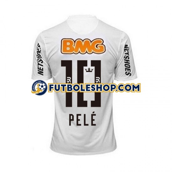 Primera Equipación del Santos PELE 10 Retro 2011-2012 Manga Corta para Hombre Primera Equipación del Santos PELE 10 Retro 2011-2012 Manga Corta para Hombre