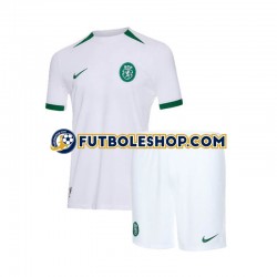 Segunda Equipación del Sporting CP 2024-2025 Manga Corta para Niño (Camiseta y pantalón)