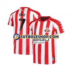 Primera Equipación del Sunderland Jobe Bellingham 7 2024-2025 Manga Corta para Hombre