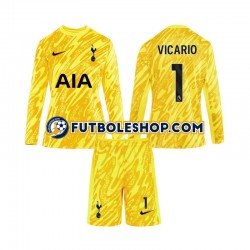 Primera Equipación del Tottenham Hotspur Portero Vicario 1 2024-2025 ML para Niño (Camiseta y pantalón)