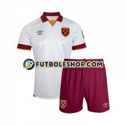 Tercera Equipación del West Ham United 2024-2025 Manga Corta para Niño (Camiseta y pantalón)