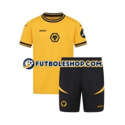 Primera Equipación del Wolverhampton Wanderers 2024-2025 Manga Corta para Niño (Camiseta y pantalón)